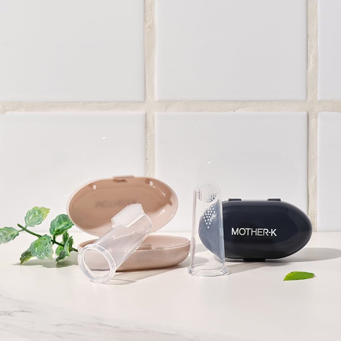 Mother-K silikoninis dantų šepetėlis-masažuoklis