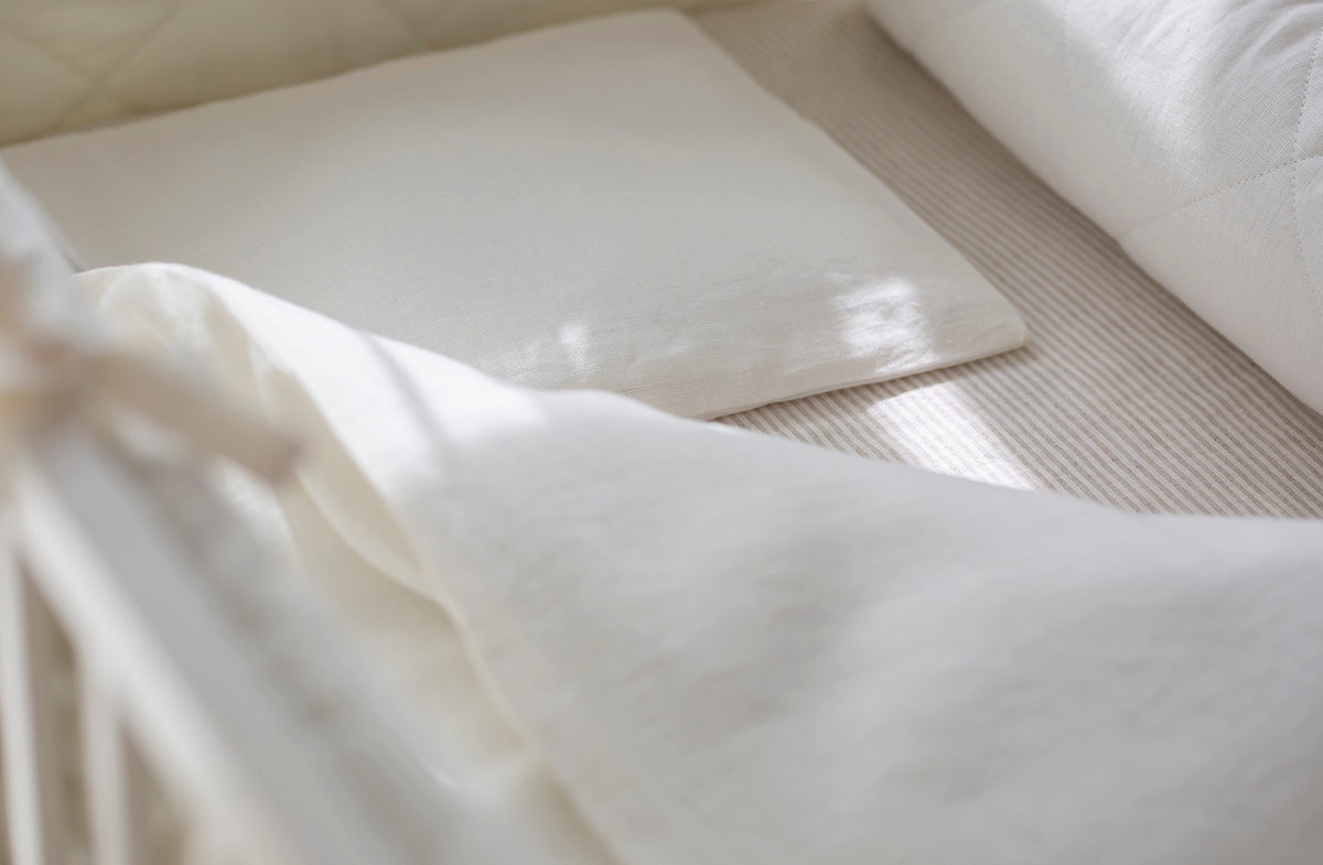 Premium 100% lino patalynės komplektas vaikams "SILEA"