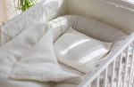 Premium 100% lino lovytės apsaugėlės kūdikiams "SILEA"