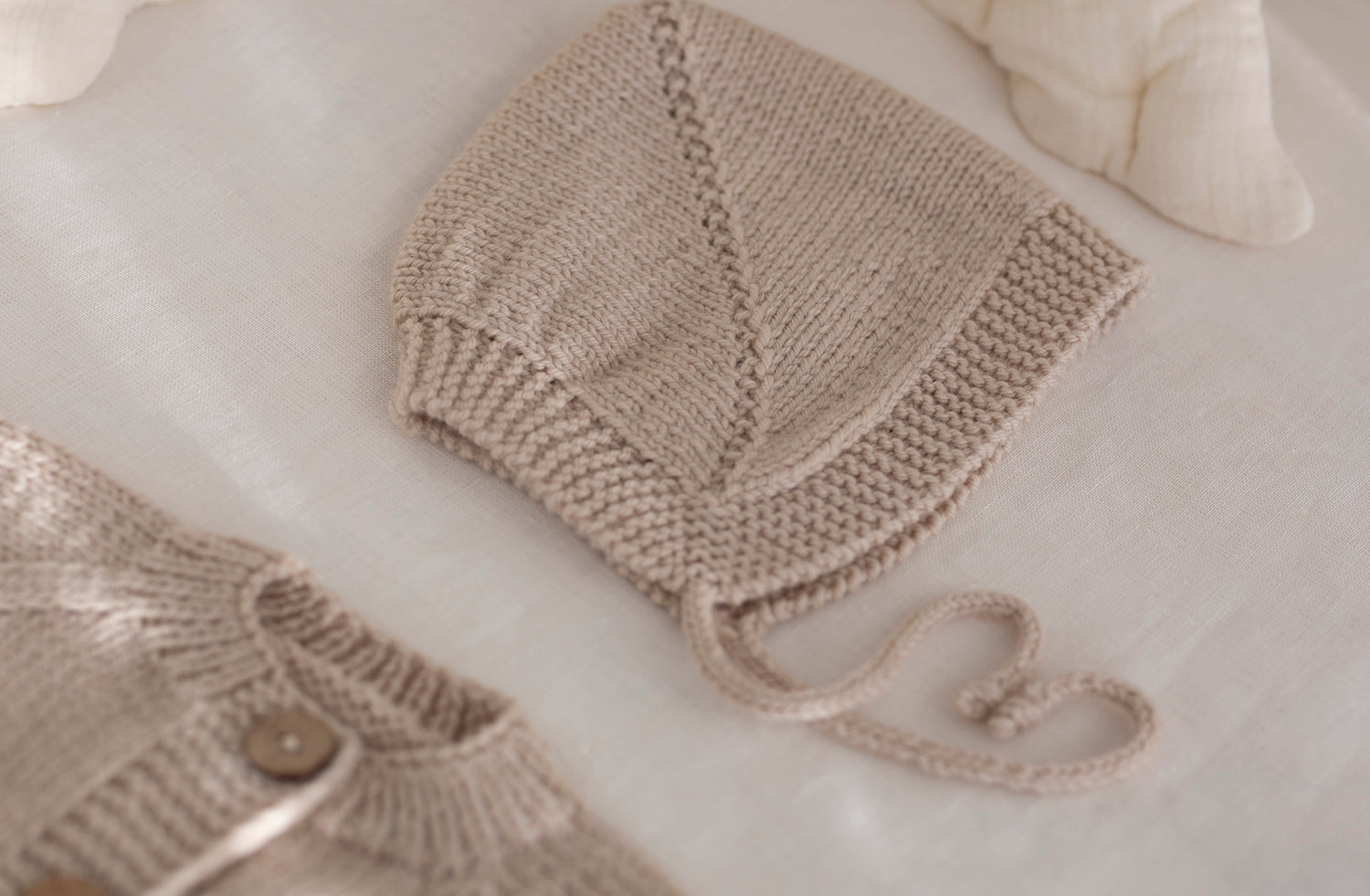 100% merino vilnos kepurytė kūdikiui 0-6 mėn.