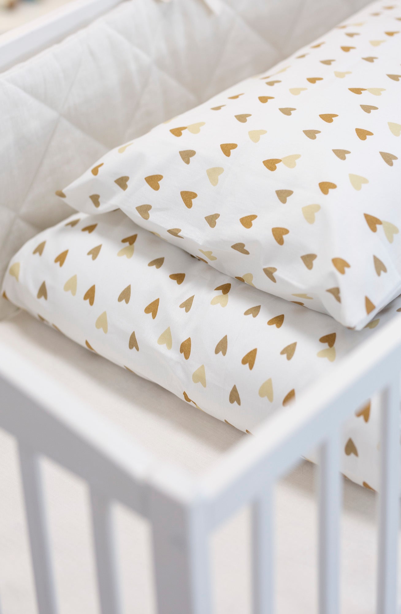 Medvilnės drobelės patalynė "Širdelių sapnas"