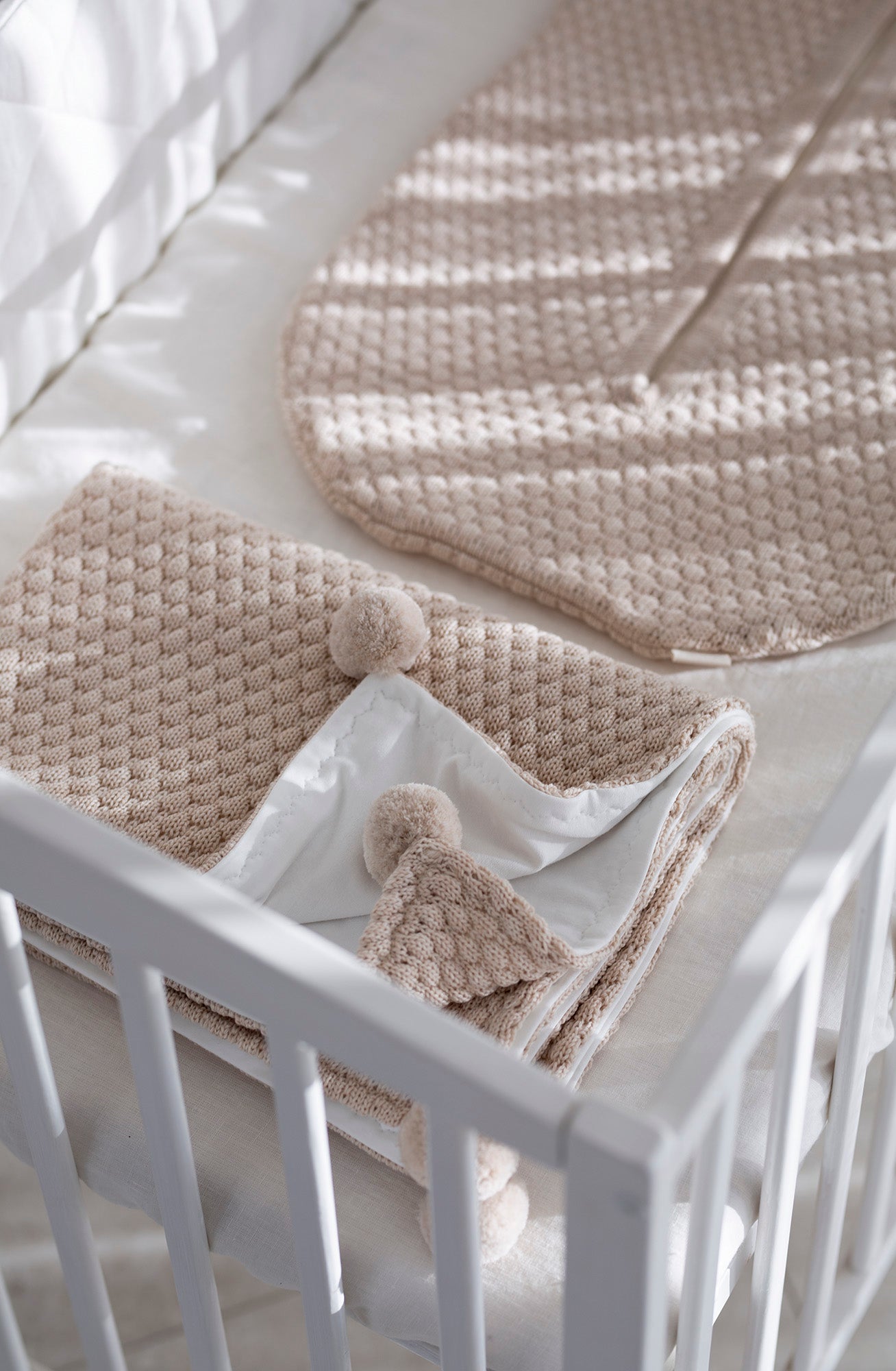 Dvigubas 100% merino vilnos miegmaišis kūdikiams "Koriukas"