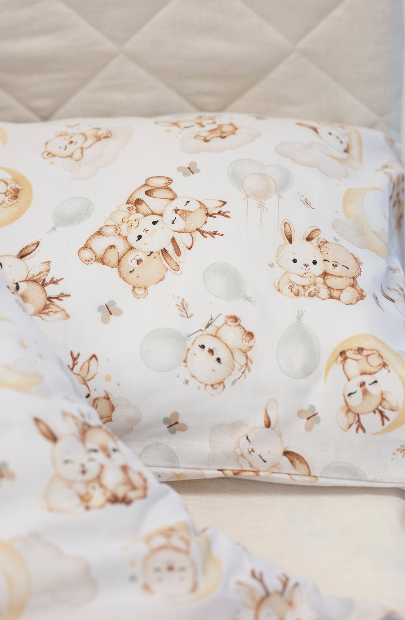 Medvilnės drobelės patalynė "Mėnulio pasakos"