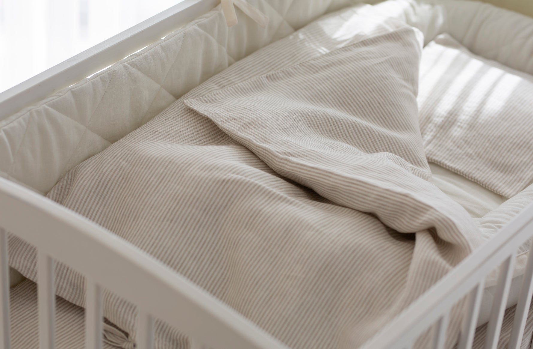 Premium 100% lino patalynės komplektas vaikams "ALBA"