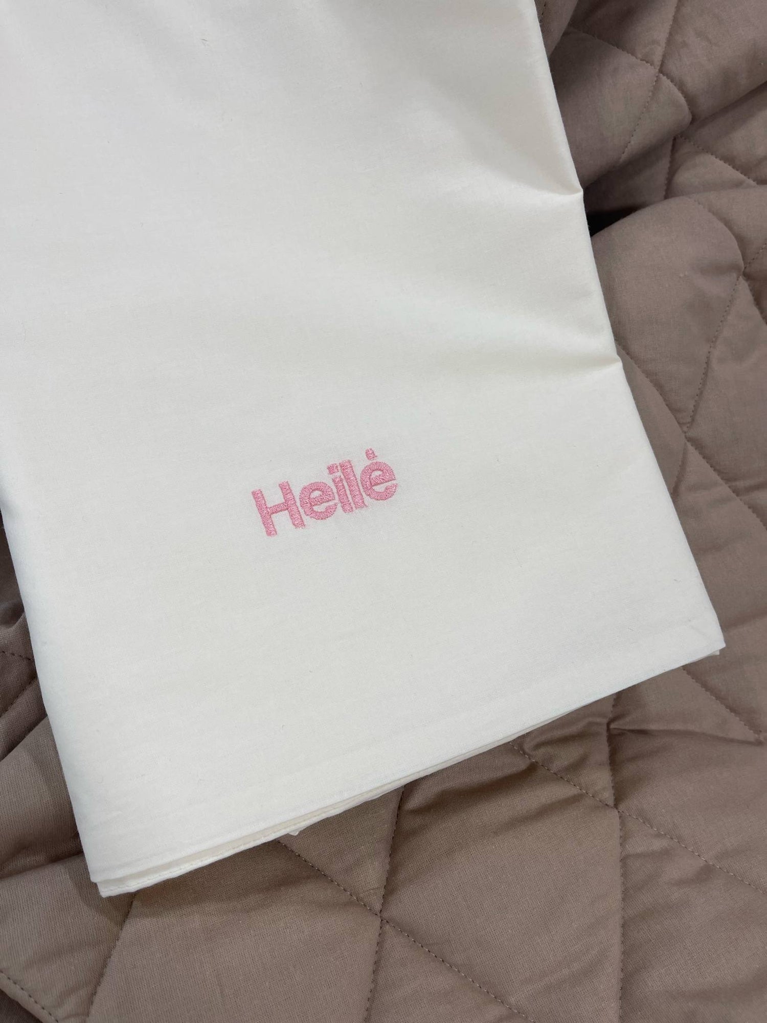 Medvilnės drobelės patalynė "Vanilė ir rausva"