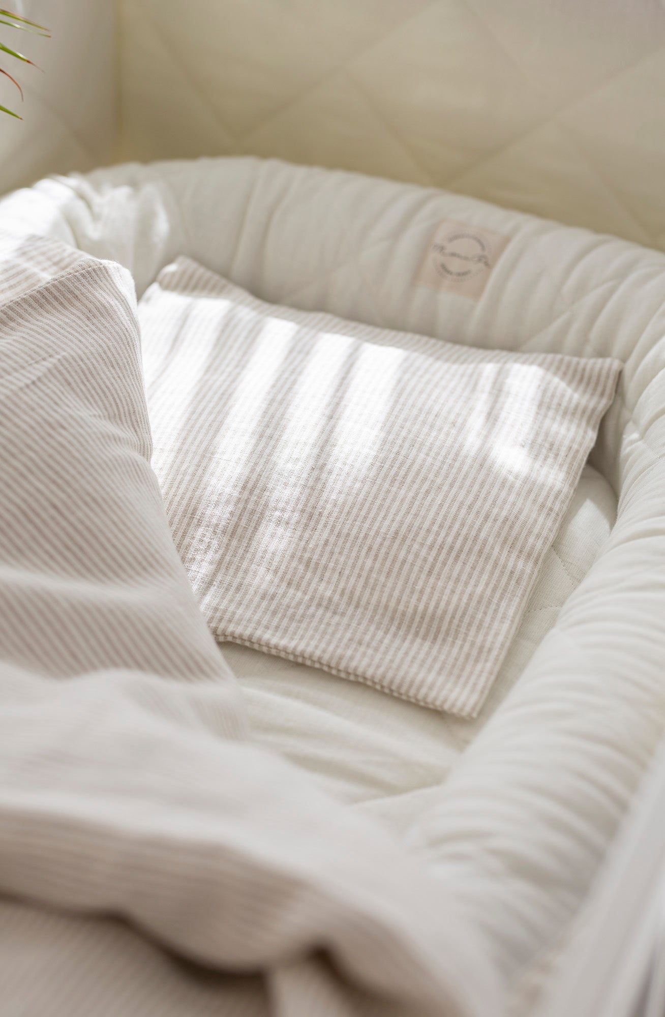 Premium 100% lino patalynės komplektas vaikams "ALBA"