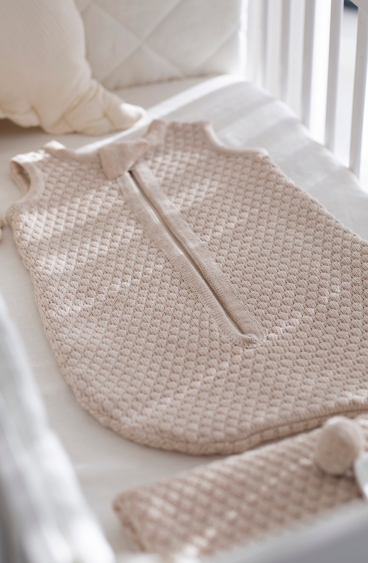 Dvigubas 100% merino vilnos miegmaišis kūdikiams "Koriukas"