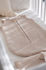 Dvigubas 100% merino vilnos miegmaišis kūdikiams "Koriukas"