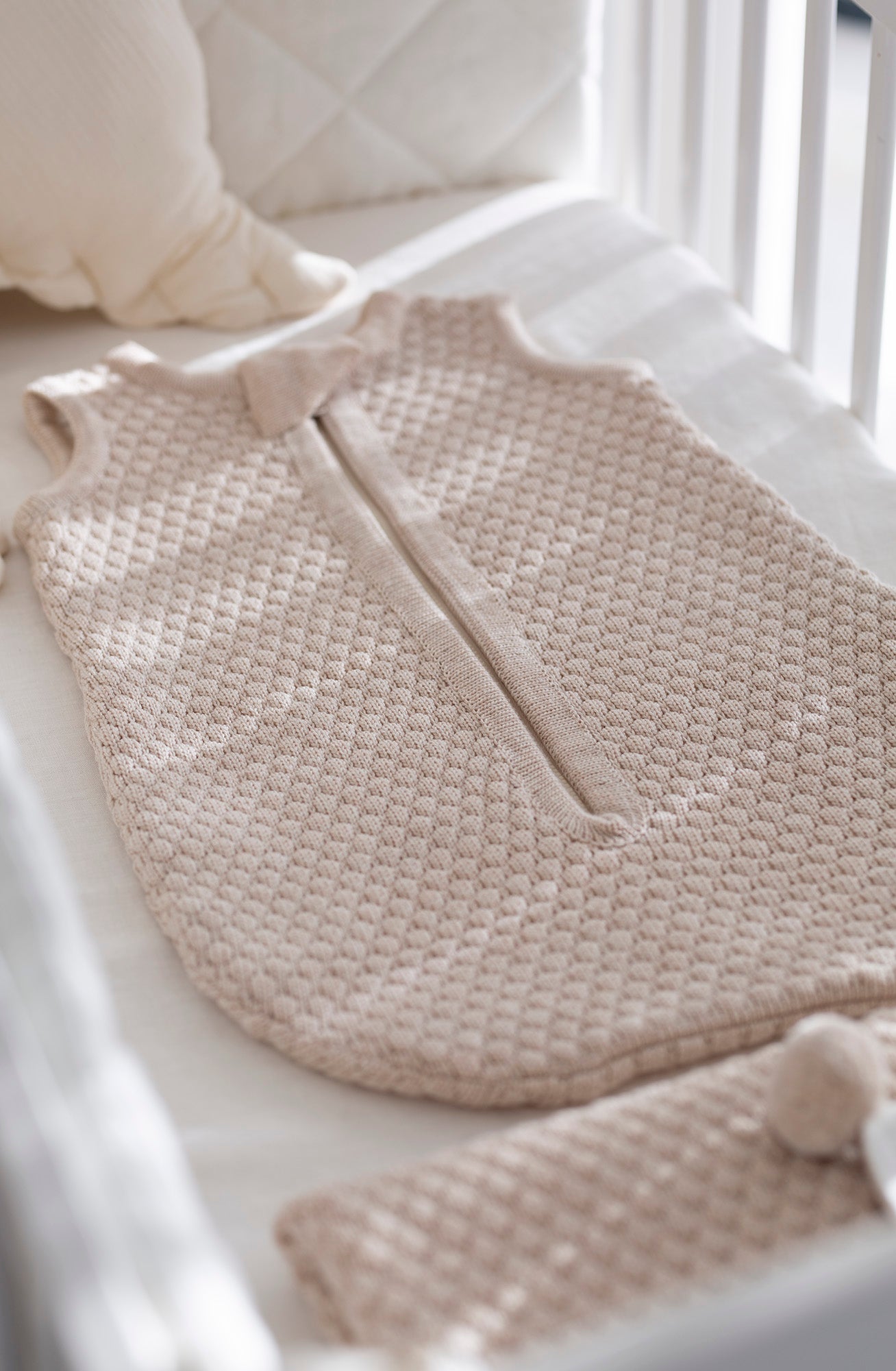 Dvigubas 100% merino vilnos miegmaišis kūdikiams "Koriukas"