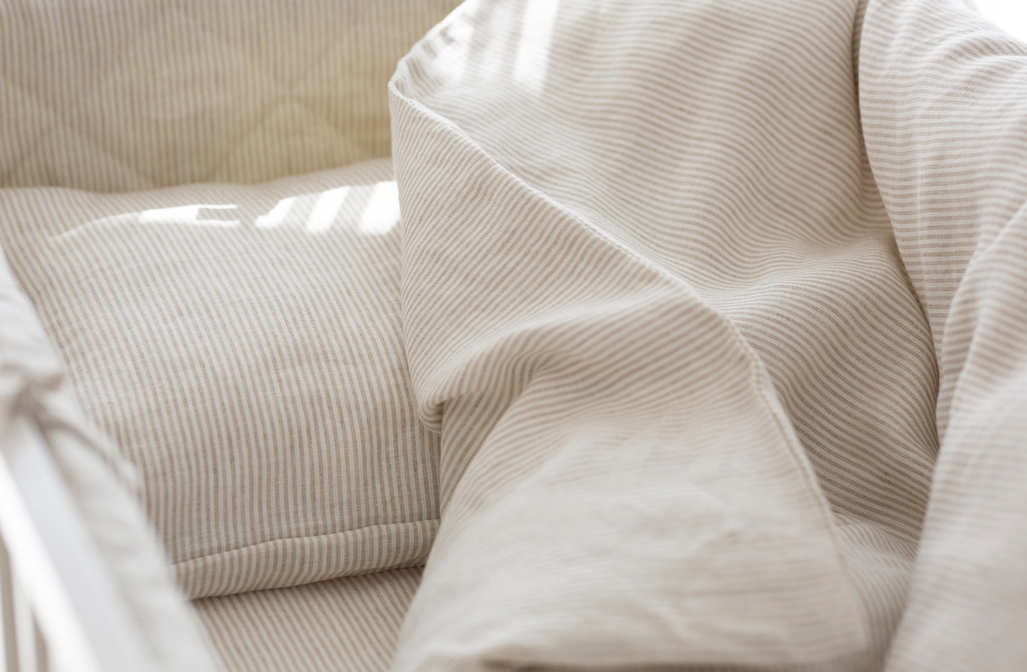 Premium 100% lino patalynės komplektas vaikams "ALBA"