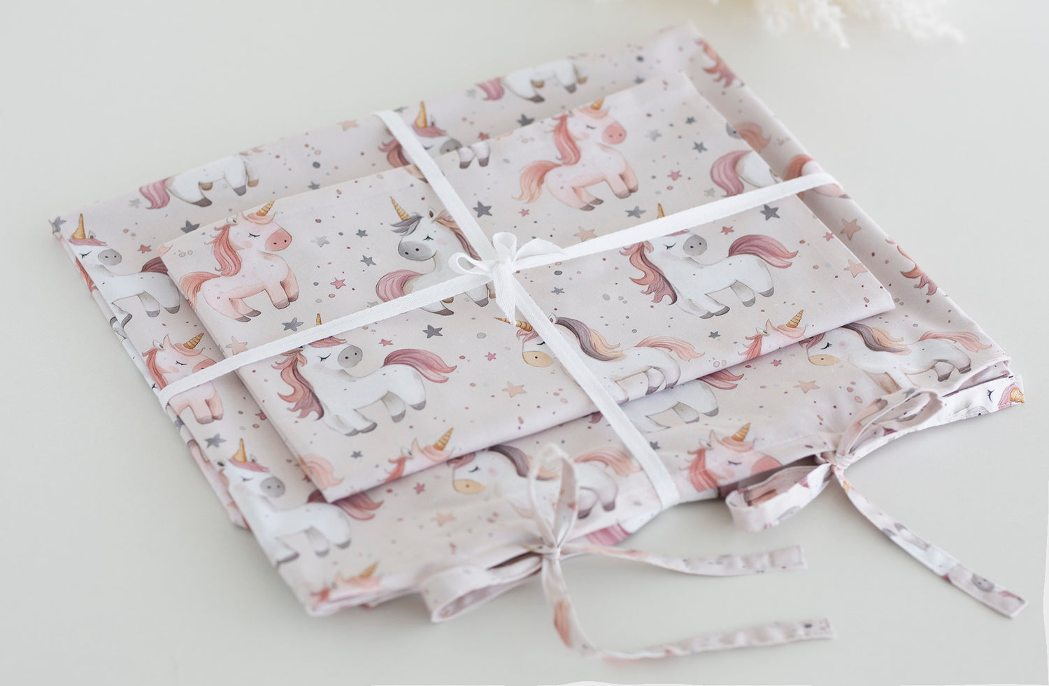 Deluxe medvilninė patalynė „Vienaragių sapnai“