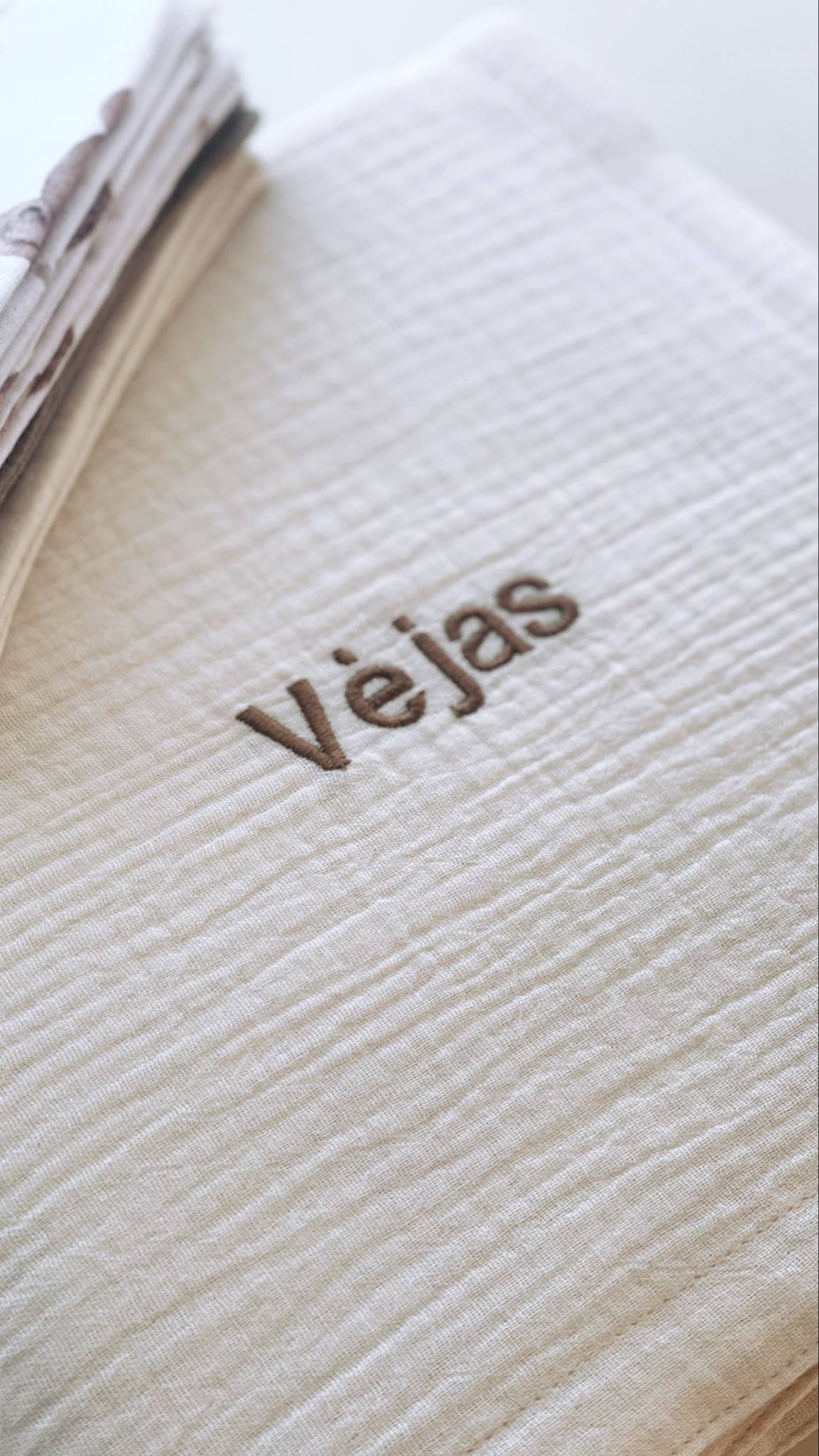 Muslino pledukas "Vanilinis"