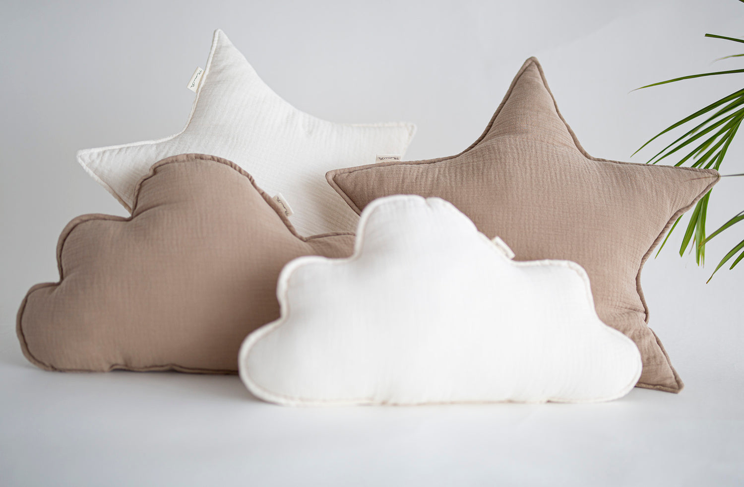 Muslino pagalvėlės "Debesėlis ir žvaigždutė"