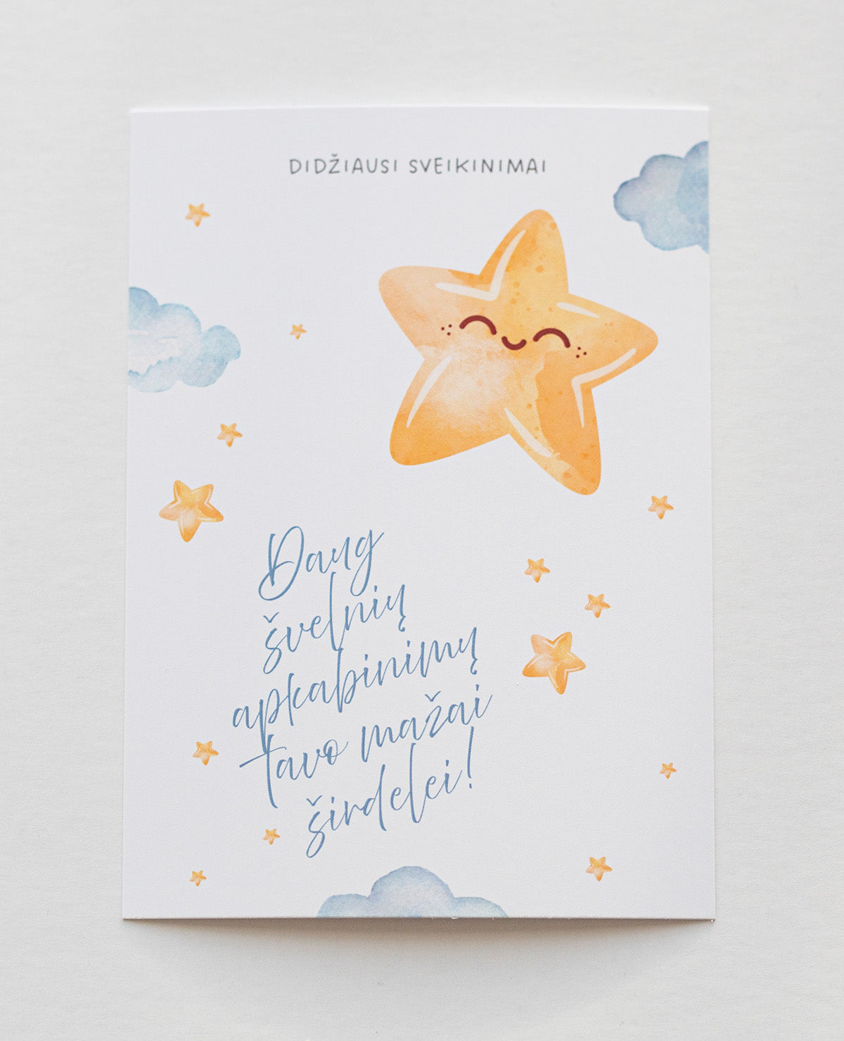 Atvirutė "Žvaigždutės sveikinimai"