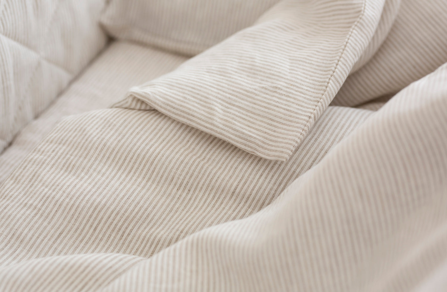 Premium 100% lino patalynės komplektas vaikams "ALBA"