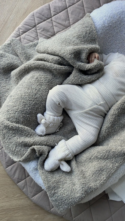 Blanket "Brown Alpaca Cloud"