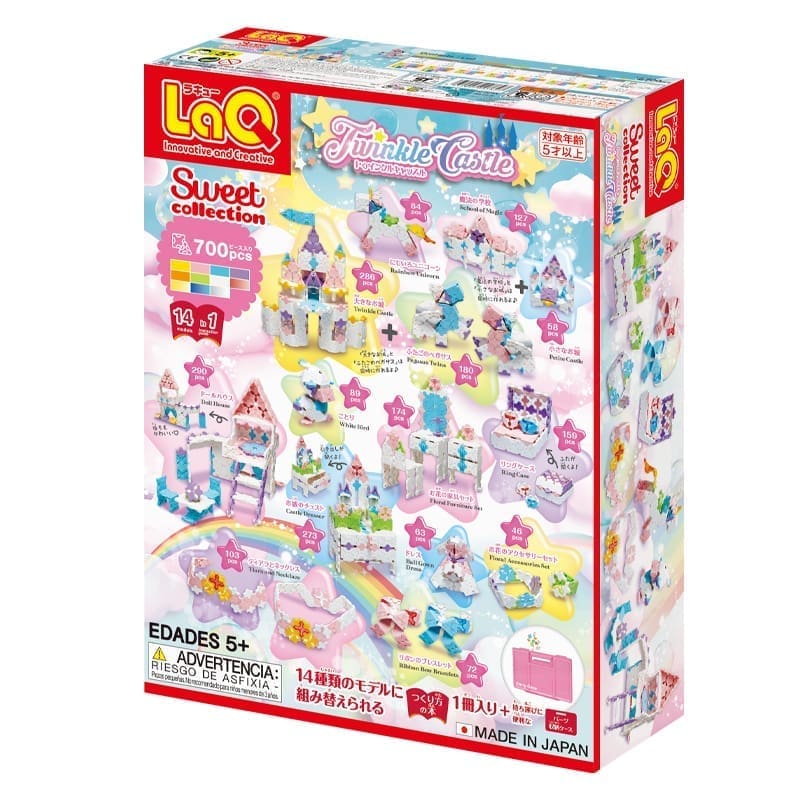 LaQ konstruktorius „Sweet Collection Twinkle Castle" / Amžius: 5 m.+