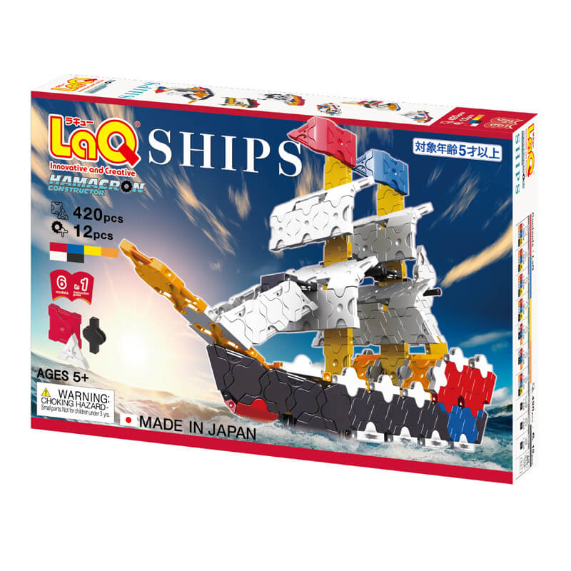 LaQ konstruktorius „Hamacron Constructor Ships” / Amžius: 5 m.+