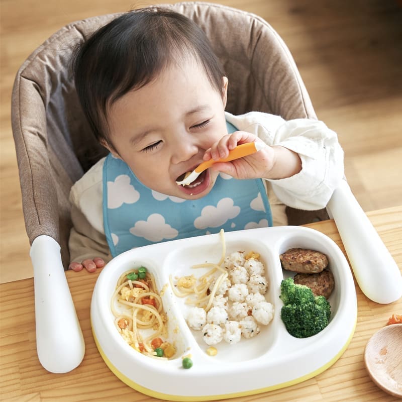 EDISONmama Mokomieji stalo įrankiai, nuo 9 mėn. PEACH