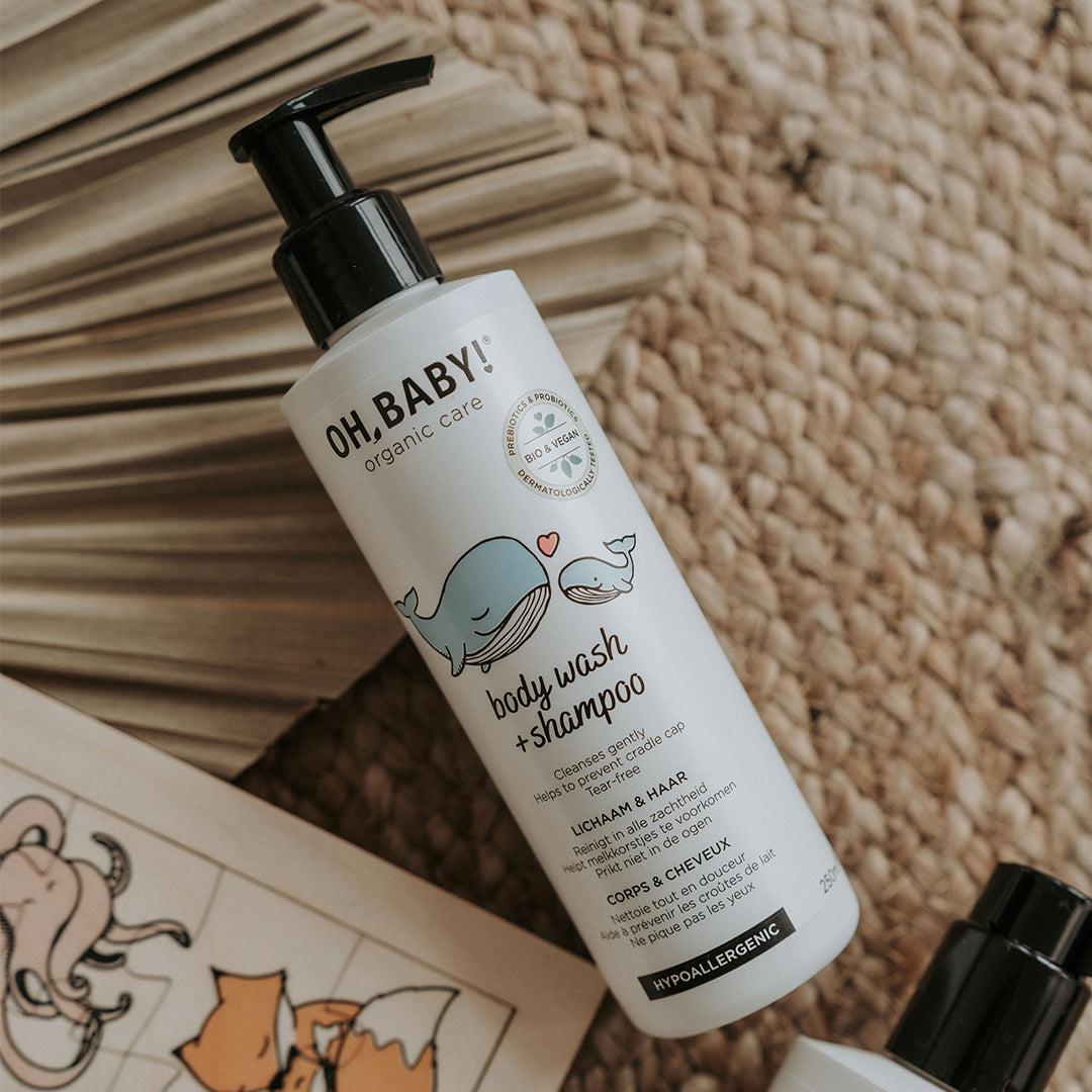 Oh, Baby! 2in1 hipoalerginis prausiklis + šampūnas, 250 ml