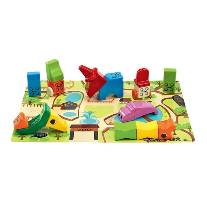 People Blocks Magnetinis konstruktorius "Zoo gyvūnai" / Amžius: 12 mėn.+