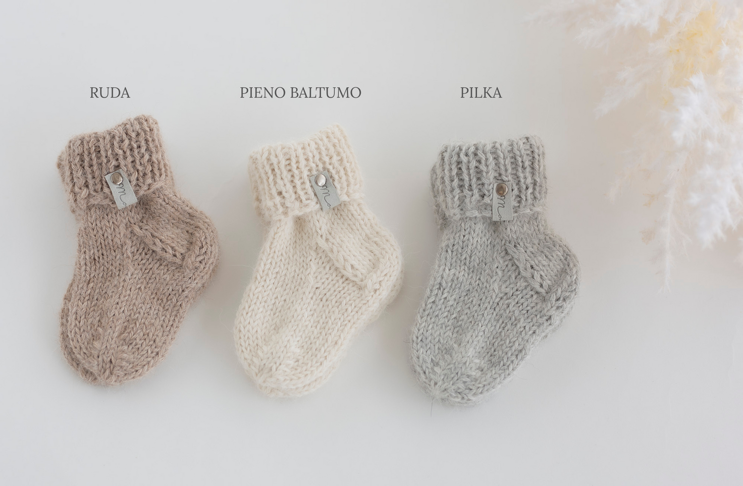 Alpakos vilnos kojinytės