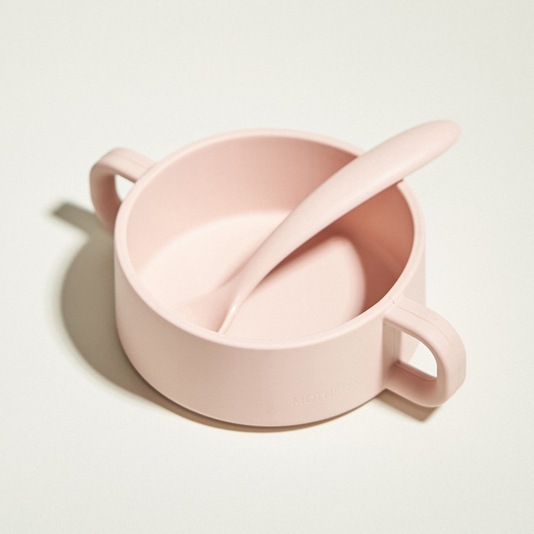 Mother-K silikoninis dubenėlis, 350 ml., +3 mėn.