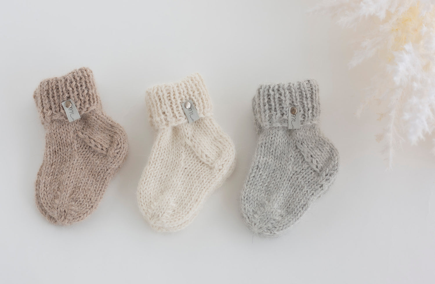 Alpakos vilnos kojinytės