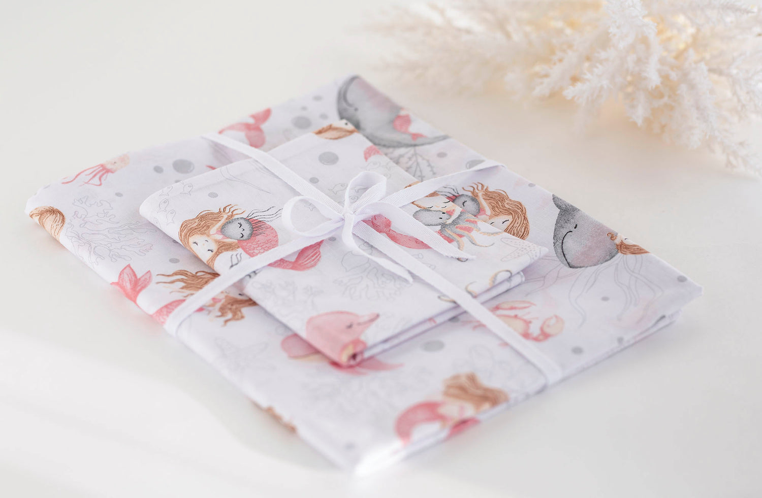 Medvilnės drobelės patalynė "Undinėlė"