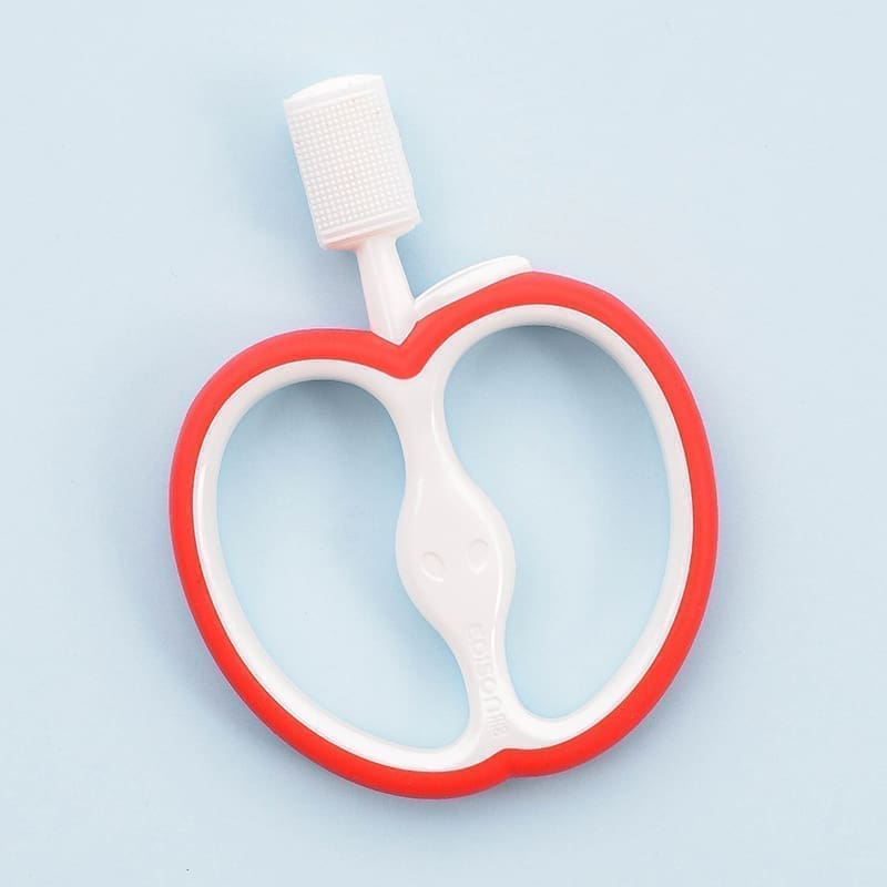 EDISONmama Pirmasis dantų šepetėlis „Obuolys”, nuo 6 mėn.