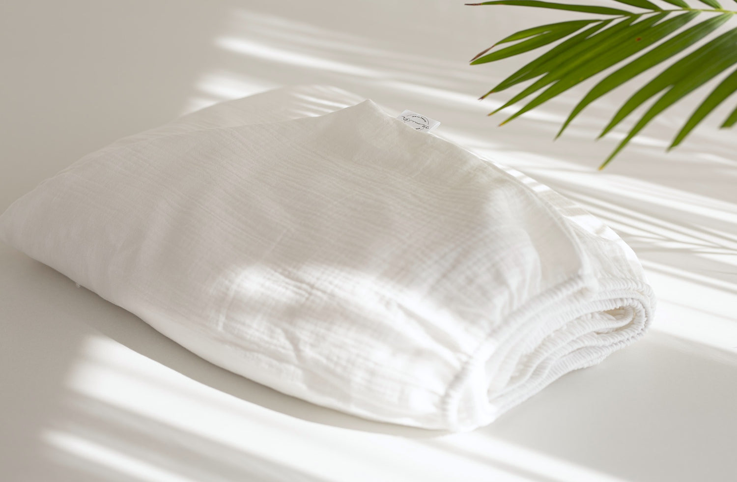 Muslino paklodė su guma "Grietinėlė"