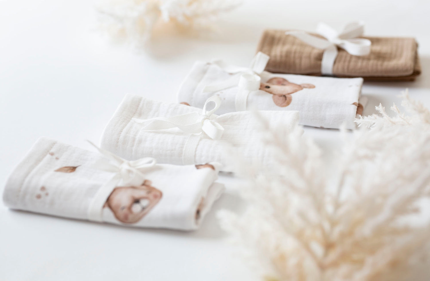 Muslino merliukų rinkinys "Meškučiai"