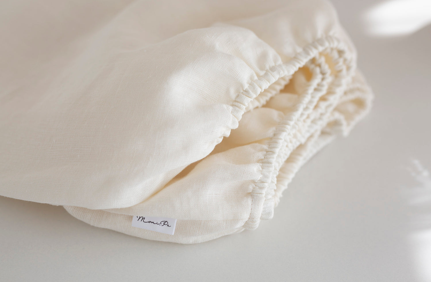 Premium 100% lino paklodė su guma vaikams "SILEA"