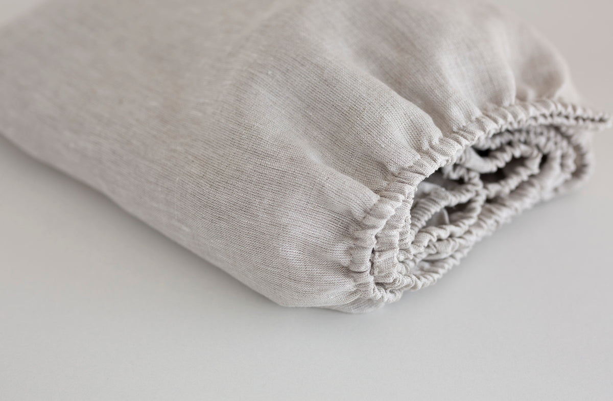 100% lino paklodė su guma vaikams "NUMA"