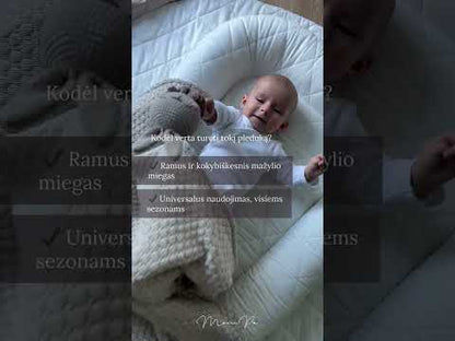 Merino vilnos pledukas "Koriukas smėlio"