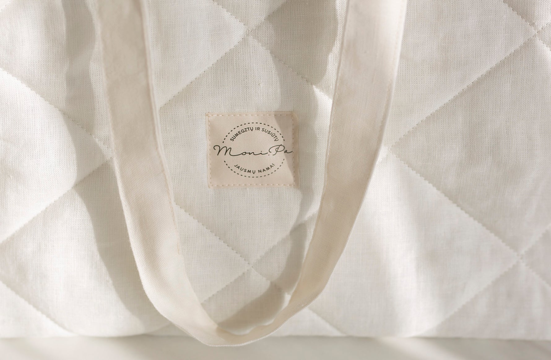 Premium 100% lino rankinė - krepšys moterims "SILEA"