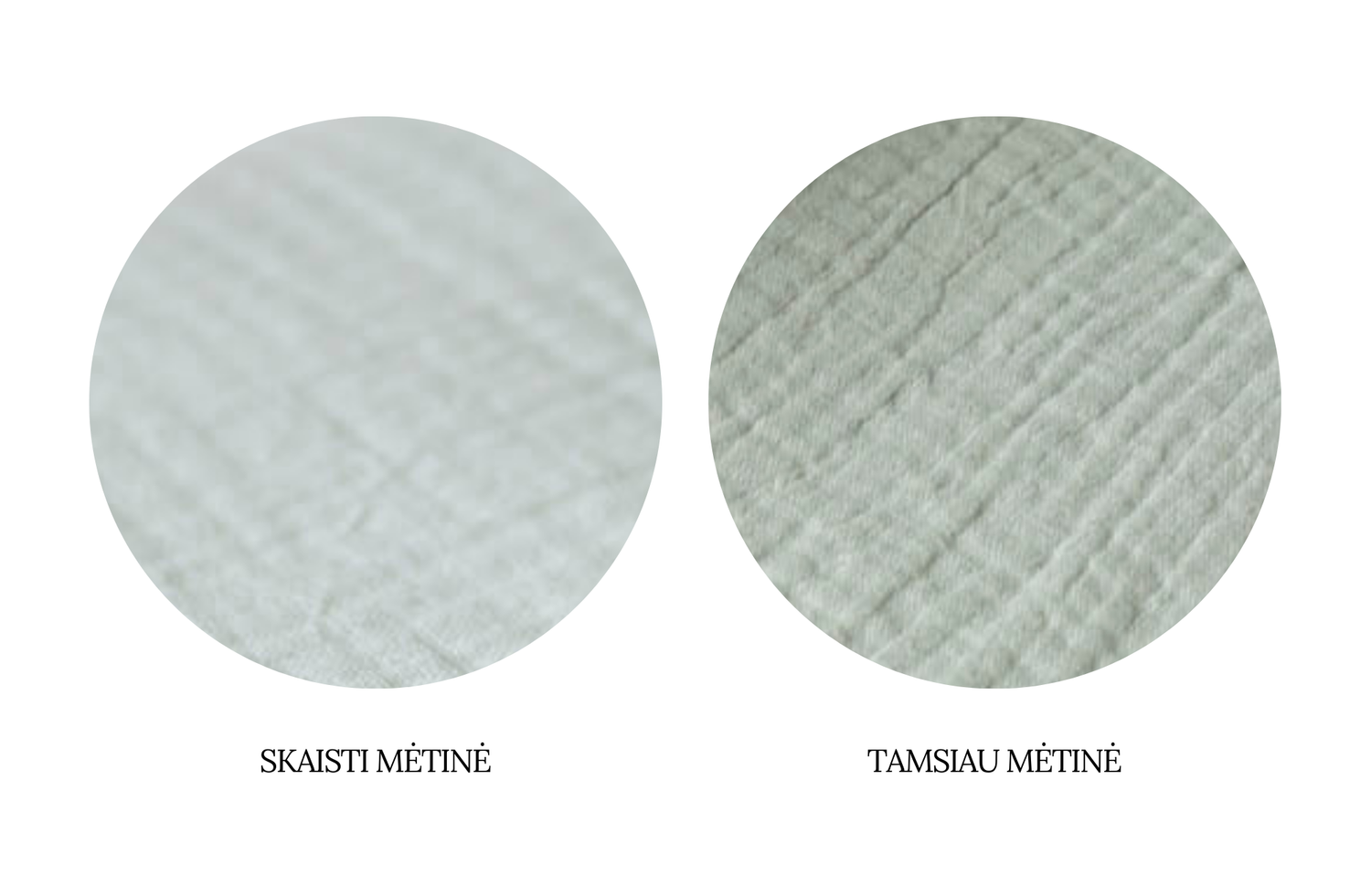 Muslino pledukas "Šviesiai mėtinis"