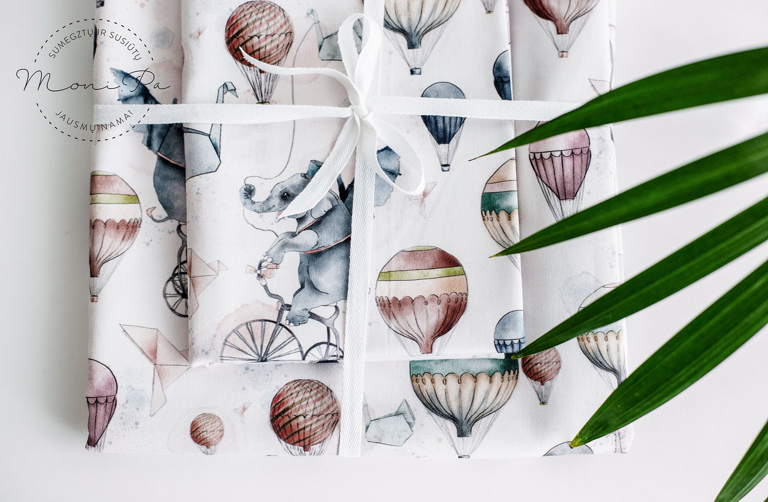 Satino patalynė "Oro balionai"